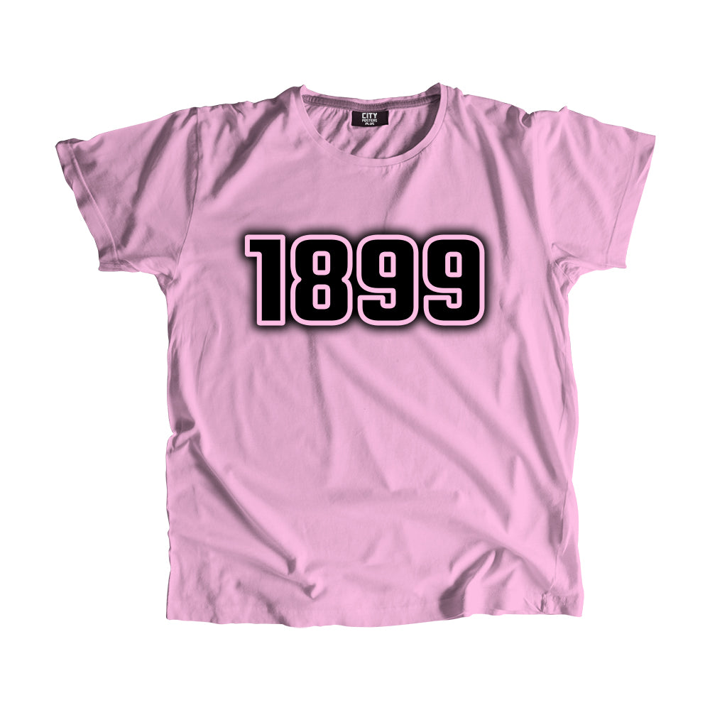 1899 Vintage Heritage Year Men Unisex T-Shirt (Light Pink)