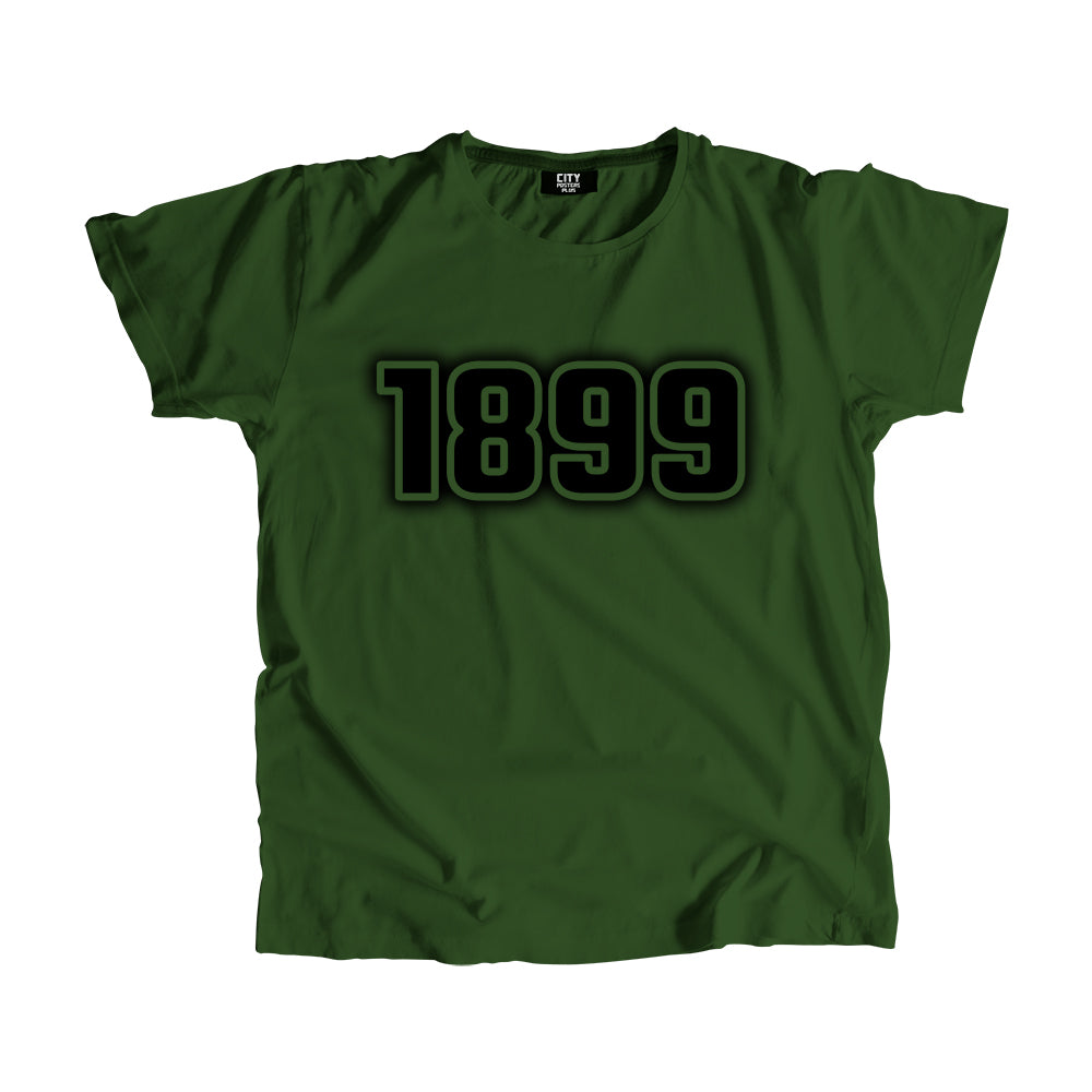 1899 Vintage Heritage Year Men Unisex T-Shirt (Olive Green)