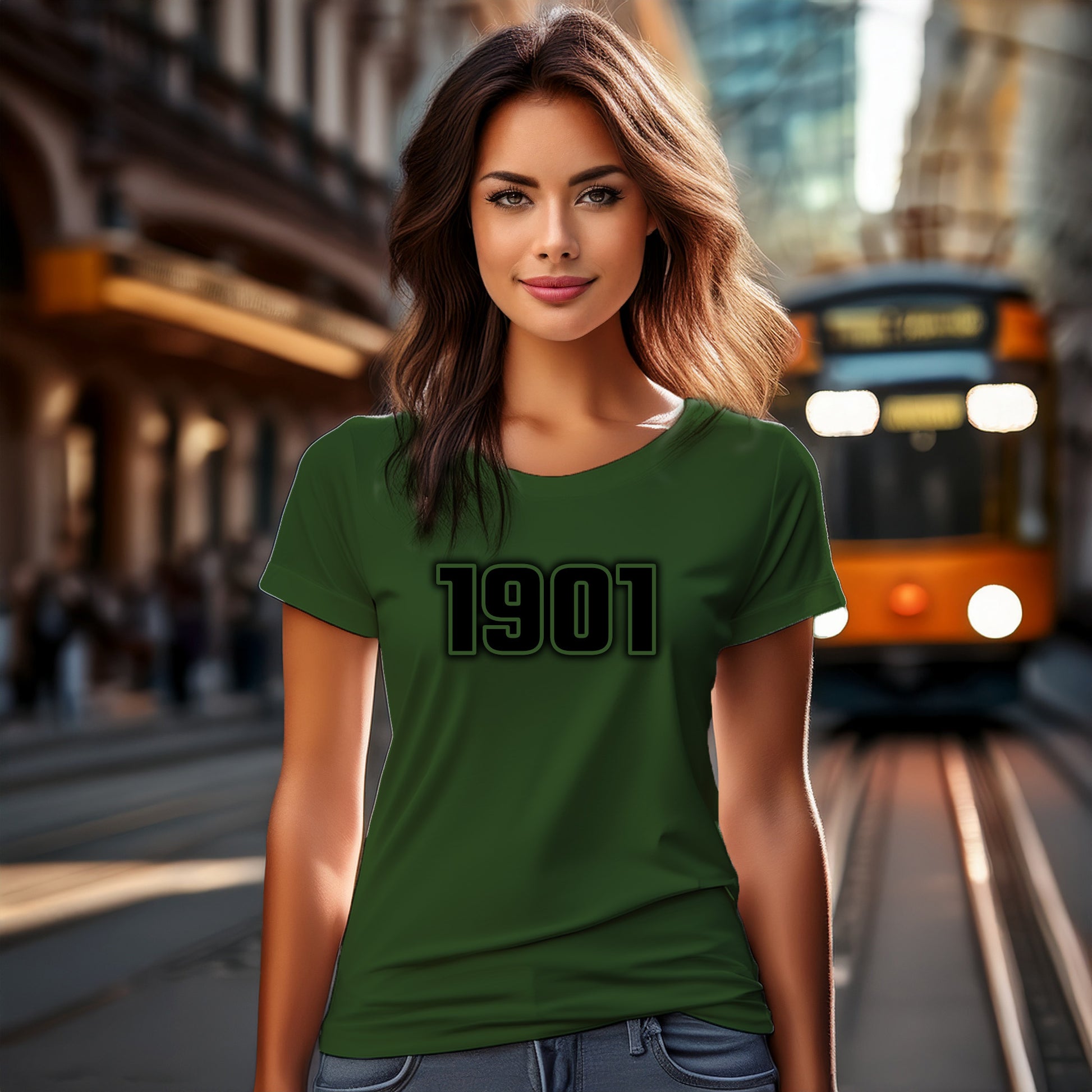 1901 Women T-Shirt | Vintage Birth Year Shirt | City Posters Plus