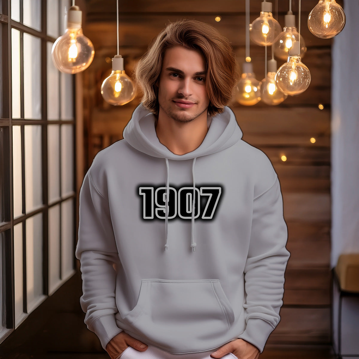 1907 Men Unisex Hoodie | Vintage Birth Year Hoodie Gift