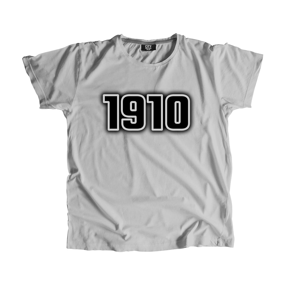 1910 Vintage Heritage Year Men Unisex T-Shirt (Melange Grey)
