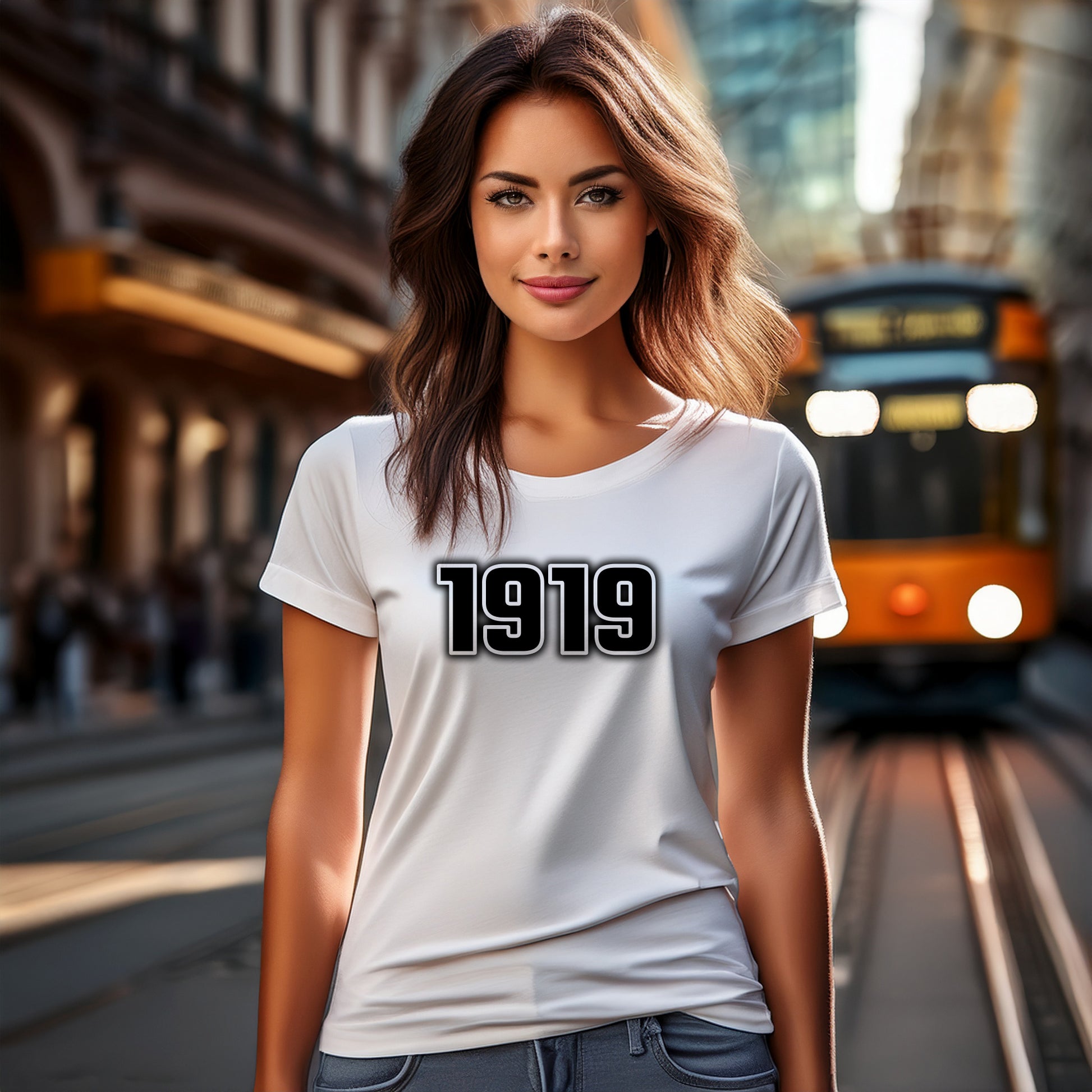 1919 Women T-Shirt | Vintage Birth Year Shirt | City Posters Plus