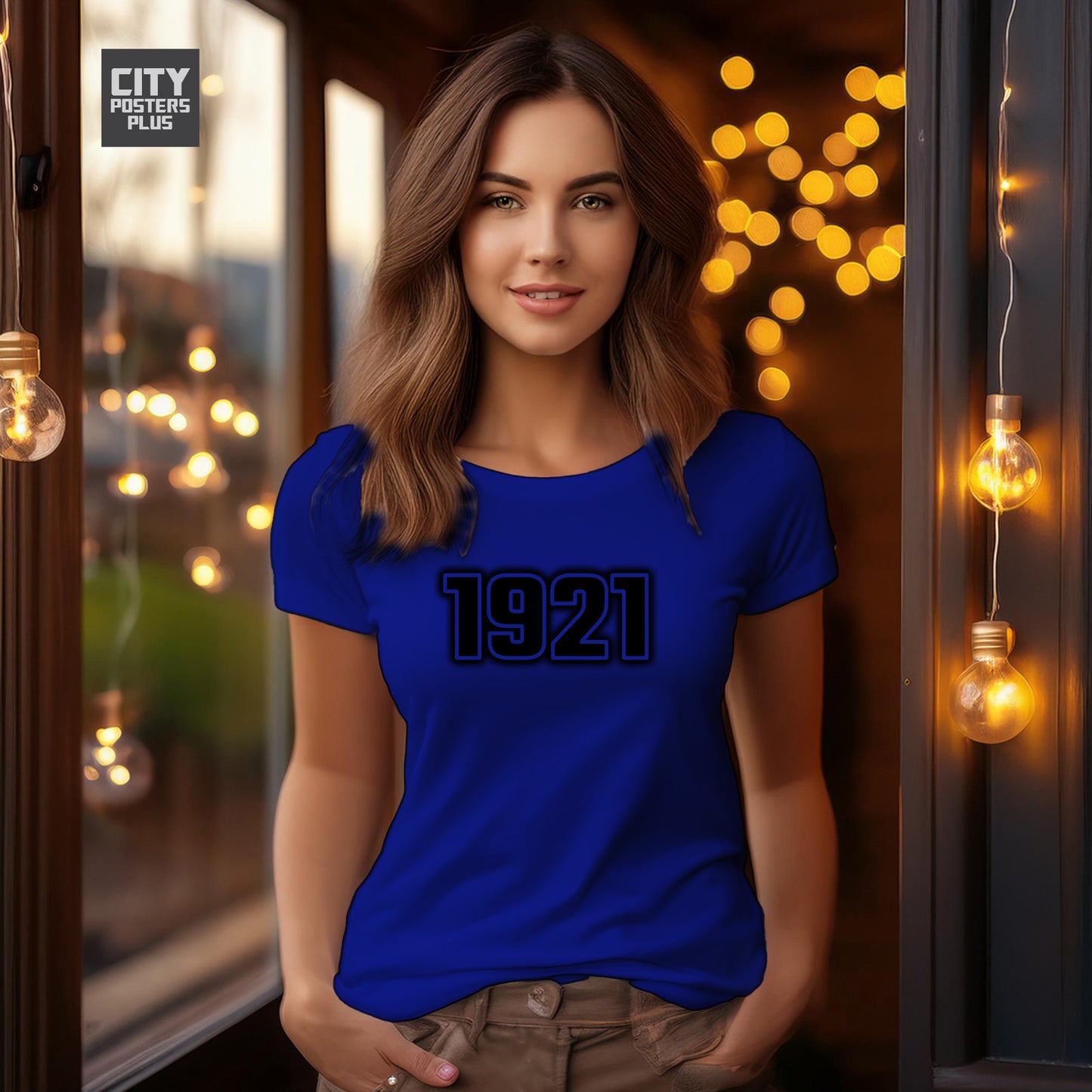 City Posters Plus 1921 Vintage Birth Year Women T-Shirt