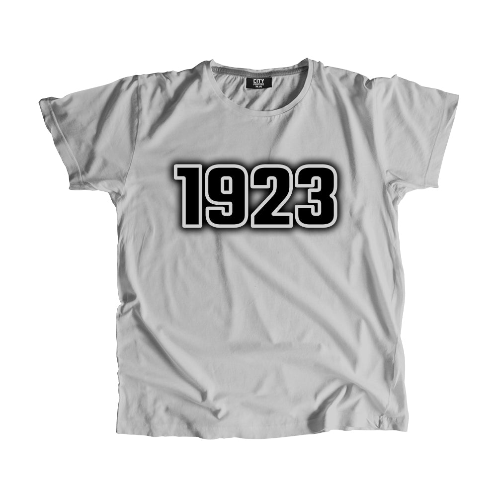 1923 Vintage Heritage Year Men Unisex T-Shirt (Melange Grey)