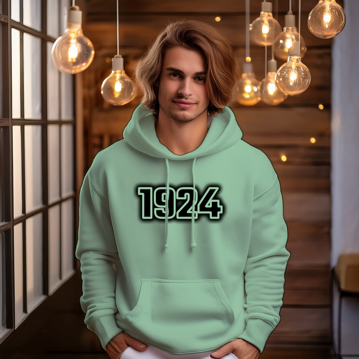 1924 Men Unisex Hoodie | Vintage Birth Year Hoodie Gift