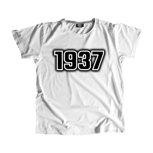 1937 Vintage Heritage Year Men Unisex T-Shirt (White)