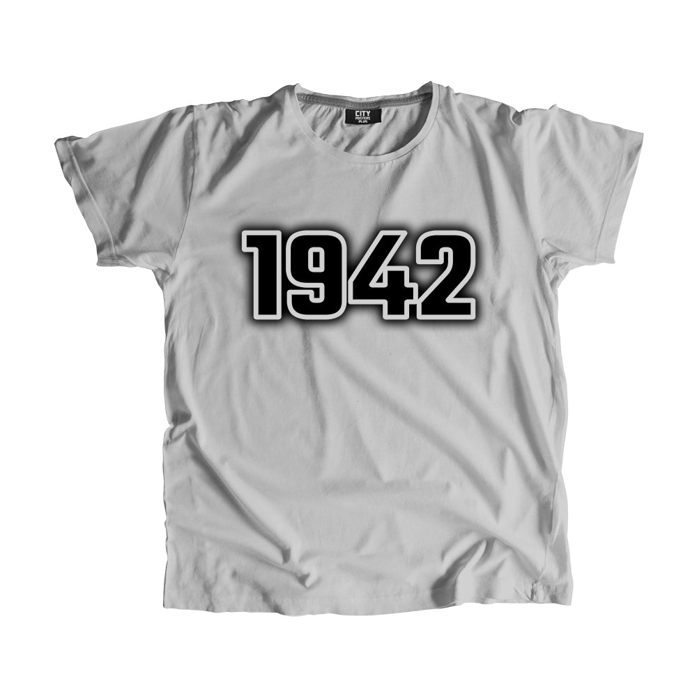 1942 Vintage Heritage Year Men Unisex T-Shirt (Melange Grey)