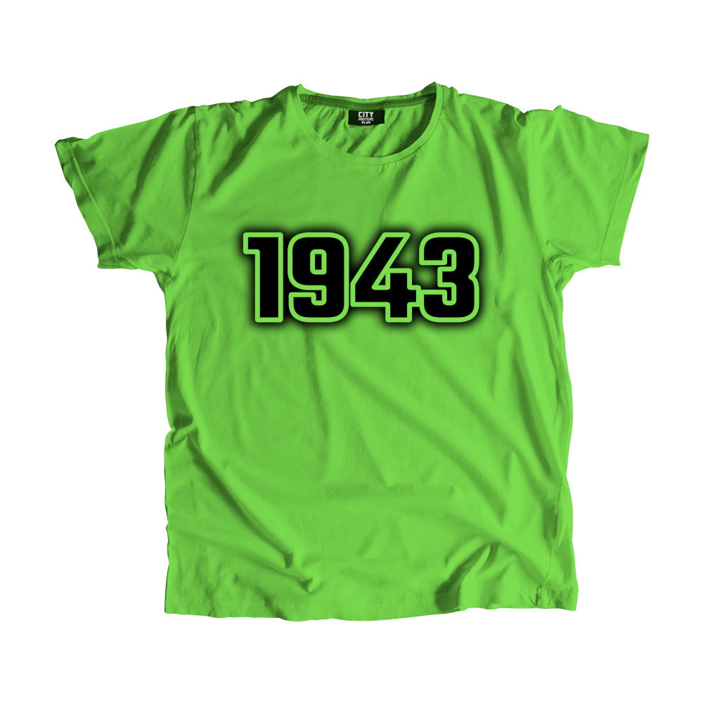 1943 Vintage Heritage Year Men Unisex T-Shirt (Liril Green)