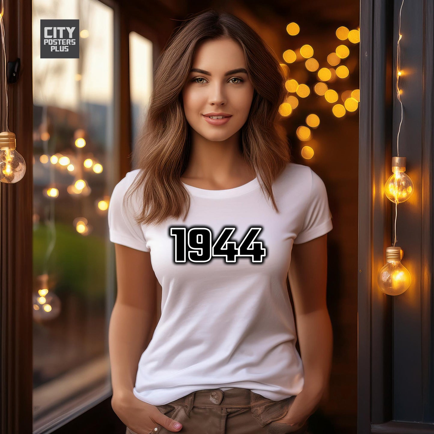 City Posters Plus 1944 Vintage Birth Year Women T-Shirt