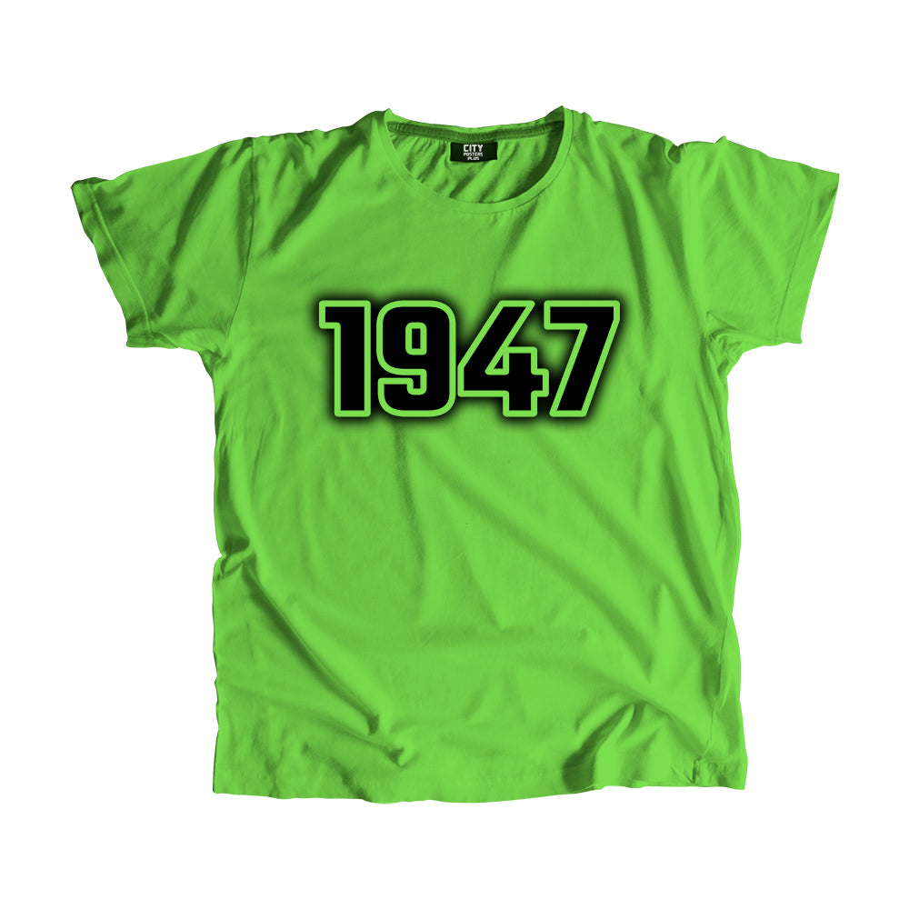 1947 Vintage Heritage Year Men Unisex T-Shirt (Liril Green)