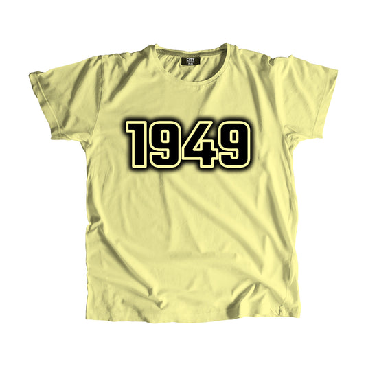 1949 Vintage Heritage Year Men Unisex T-Shirt (Butter Yellow)