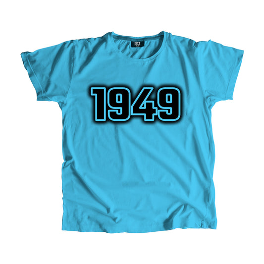 1949 Vintage Heritage Year Men Unisex T-Shirt (Sky Blue)