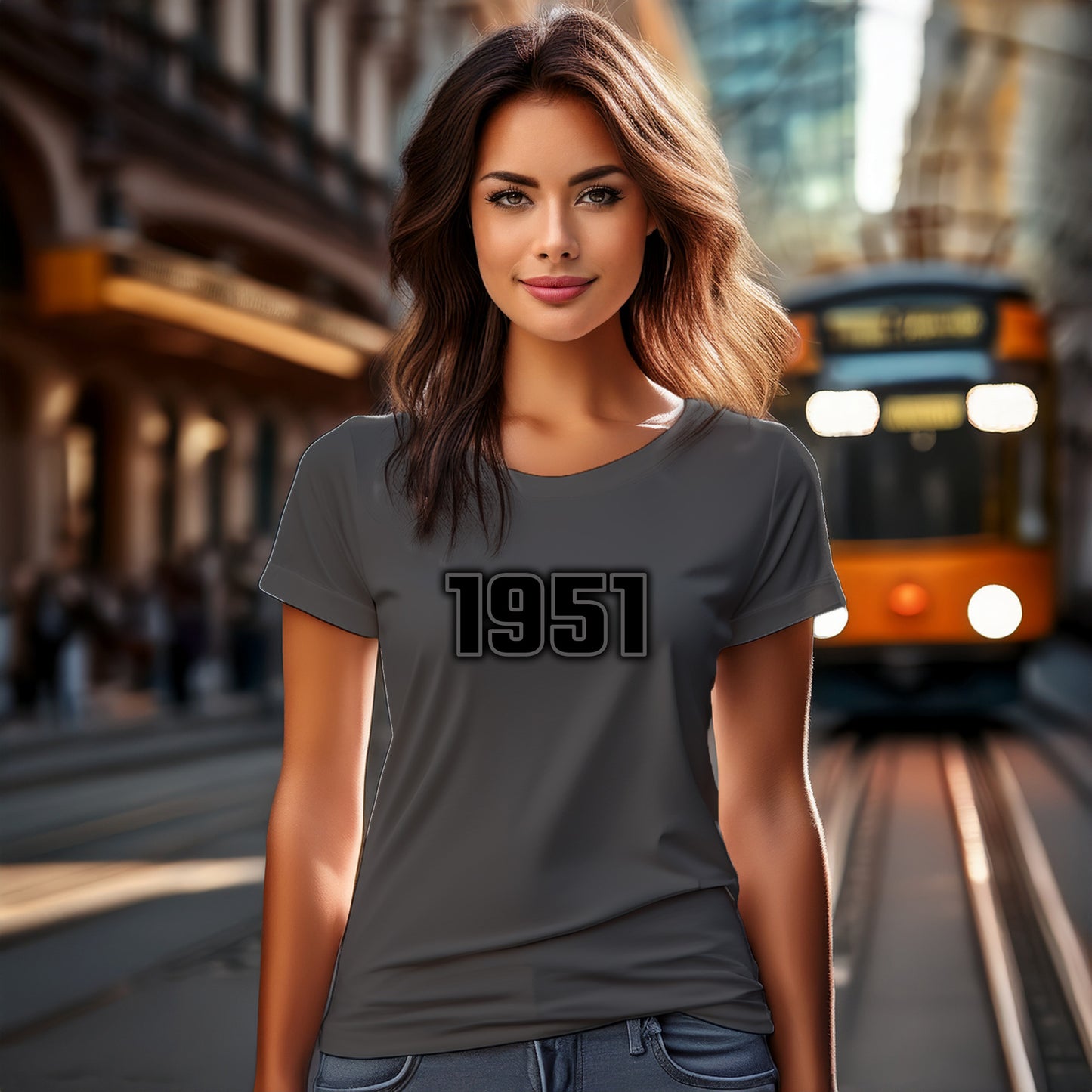 1951 Women T-Shirt | Vintage Birth Year Shirt | City Posters Plus