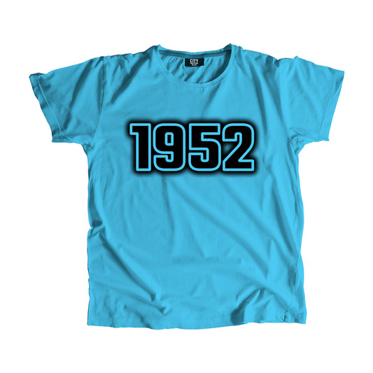 1952 Vintage Heritage Year Men Unisex T-Shirt (Sky Blue)