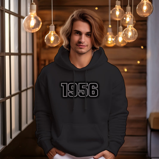 1956 Men Unisex Hoodie | Vintage Birth Year Hoodie Gift