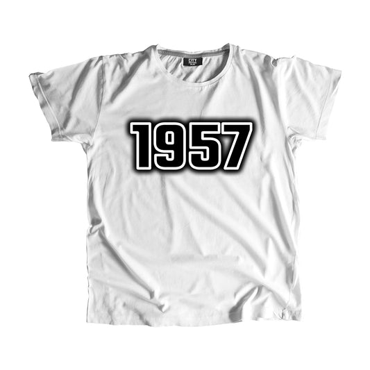 1957 Vintage Heritage Year Men Unisex T-Shirt (White)