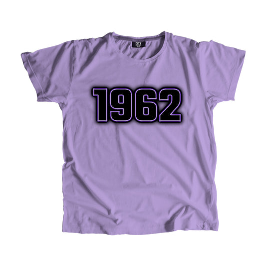 1962 Vintage Heritage Year Men Unisex T-Shirt (Iris Lavender)