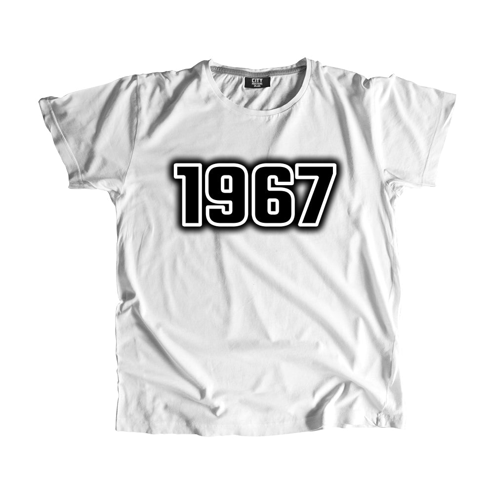 1967 Vintage Heritage Year Men Unisex T-Shirt (White)