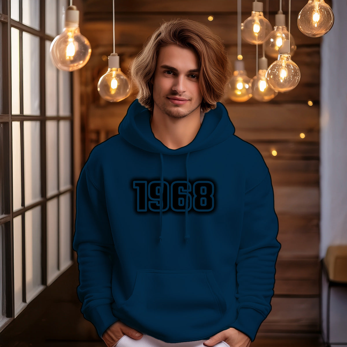 1968 Men Unisex Hoodie | Vintage Birth Year Hoodie Gift