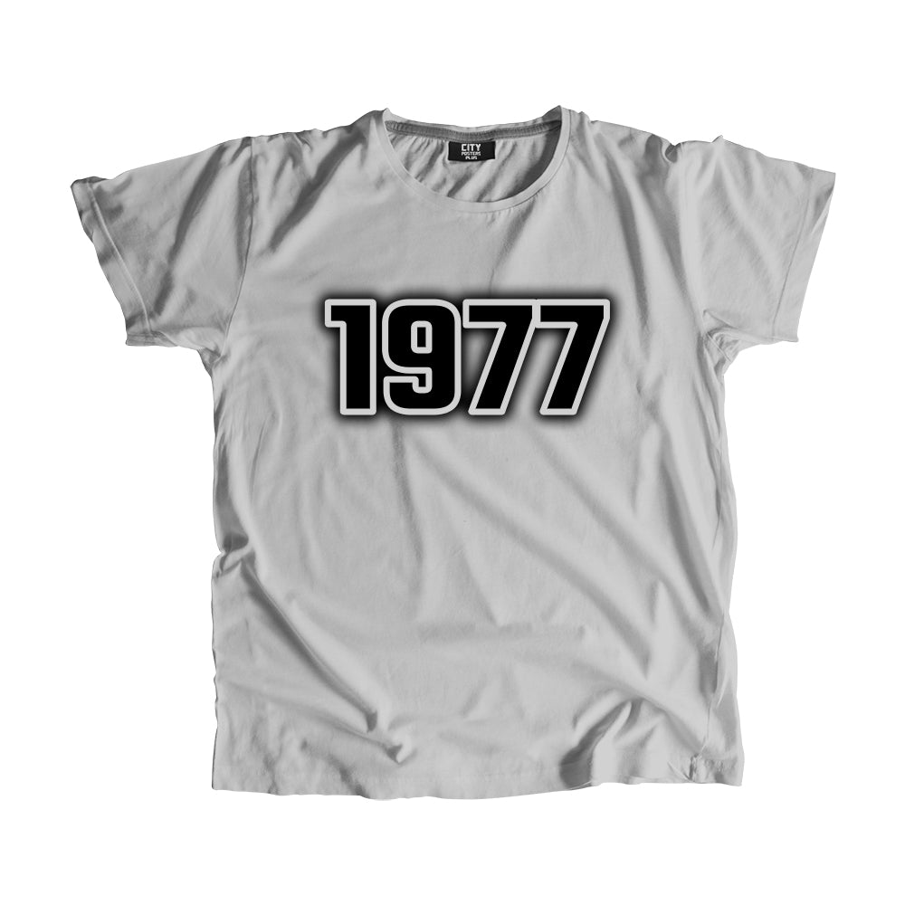 1977 Vintage Heritage Year Men Unisex T-Shirt (Melange Grey)
