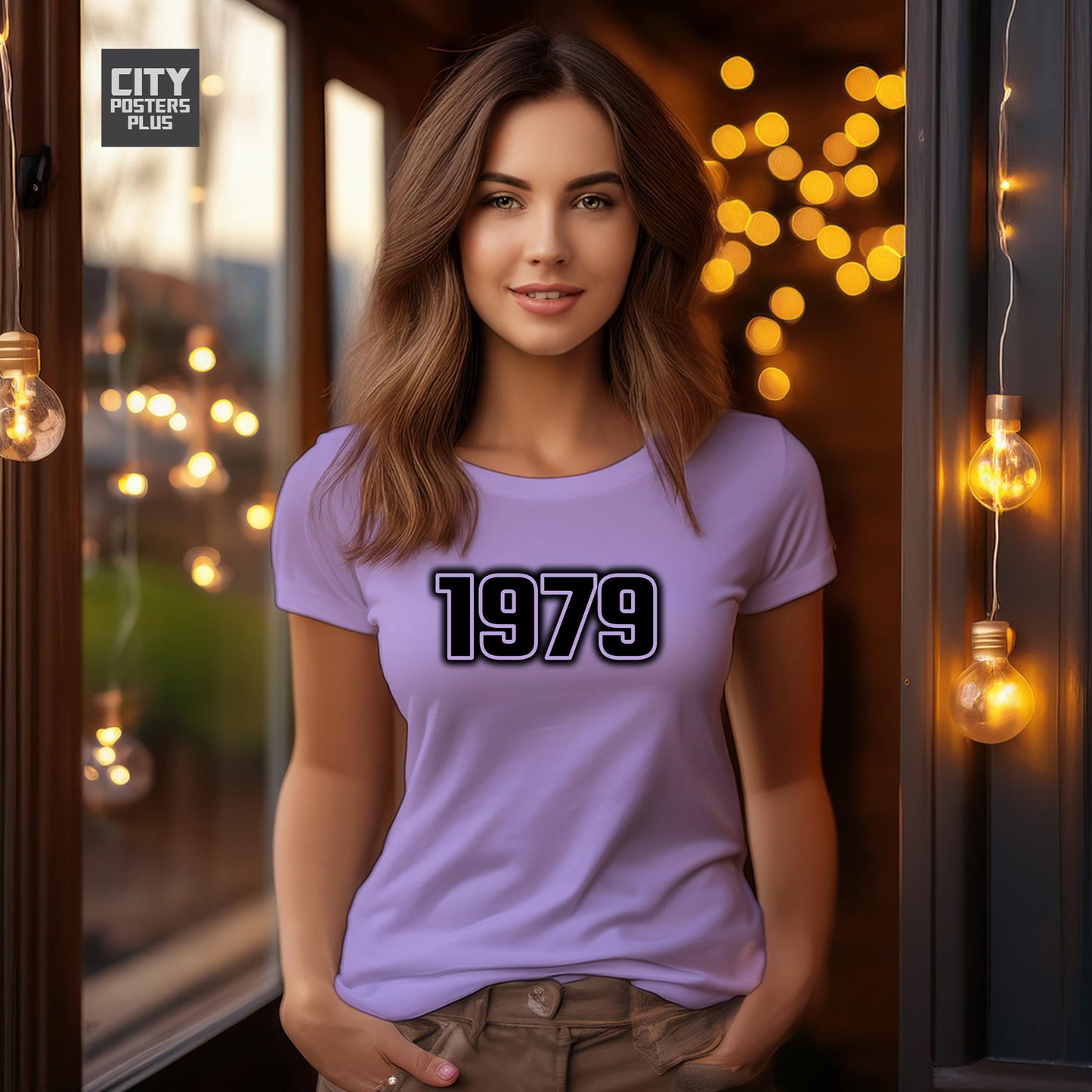 City Posters Plus 1979 Vintage Birth Year Women T-Shirt