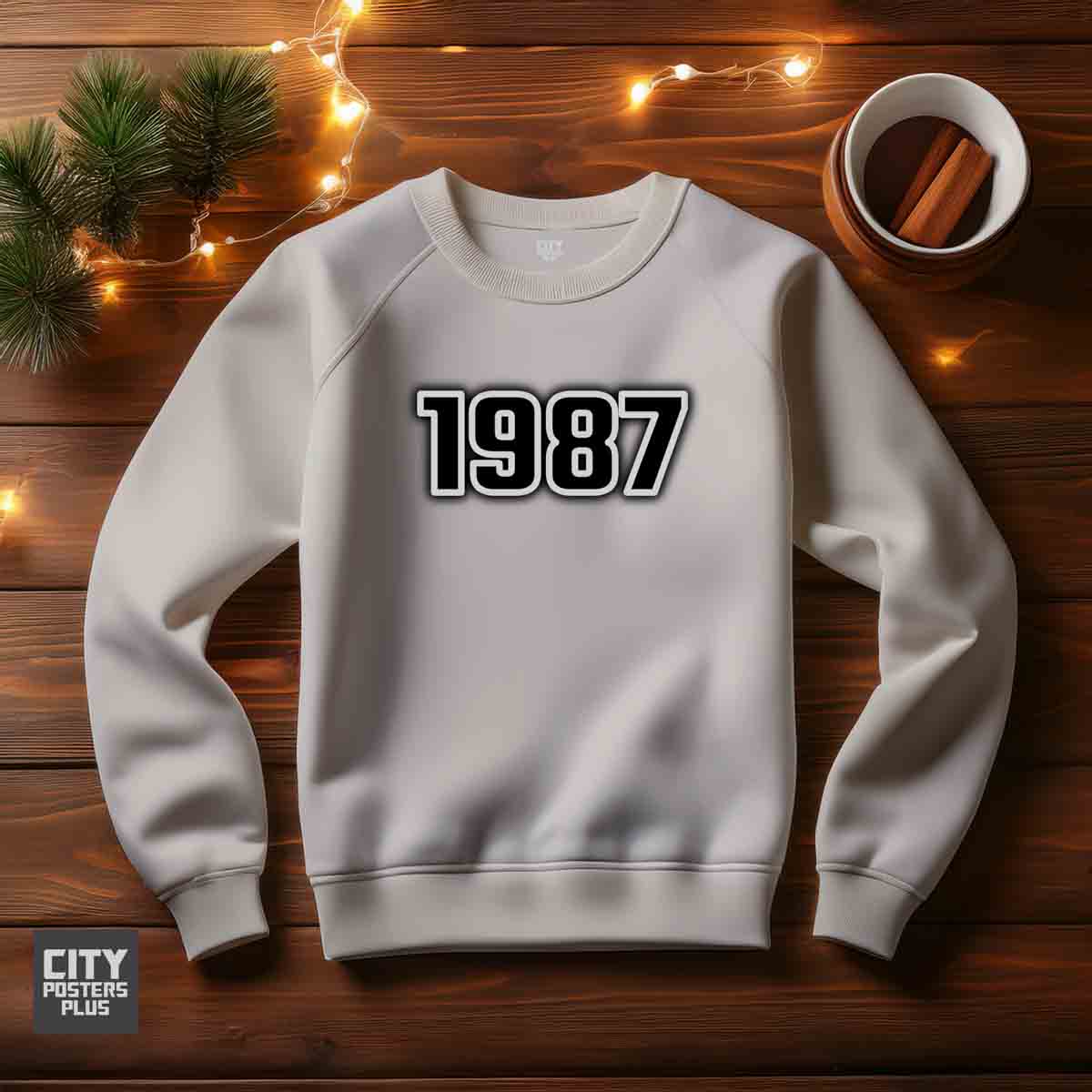 1987 Men Unisex Sweatshirt | Vintage Birth Year Gift Sweatshirt
