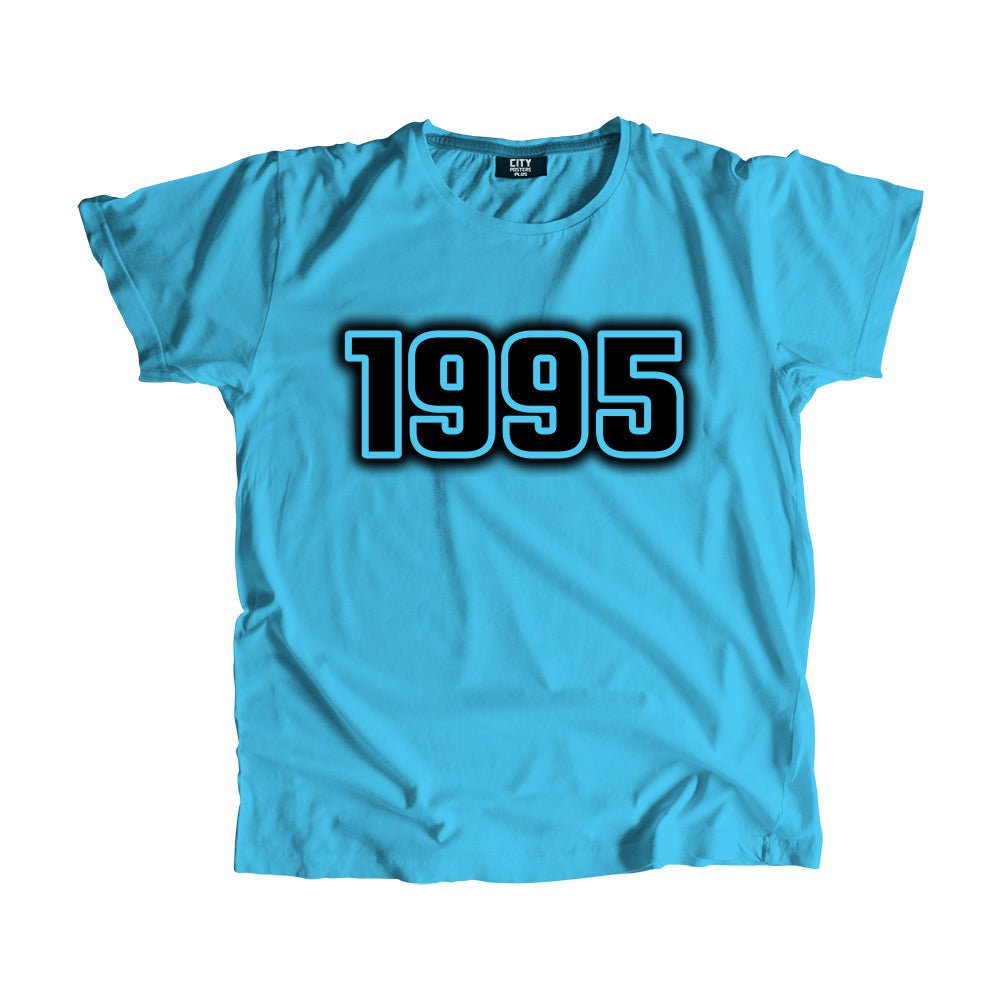 1995 Vintage Heritage Year Men Unisex T-Shirt (Sky Blue)
