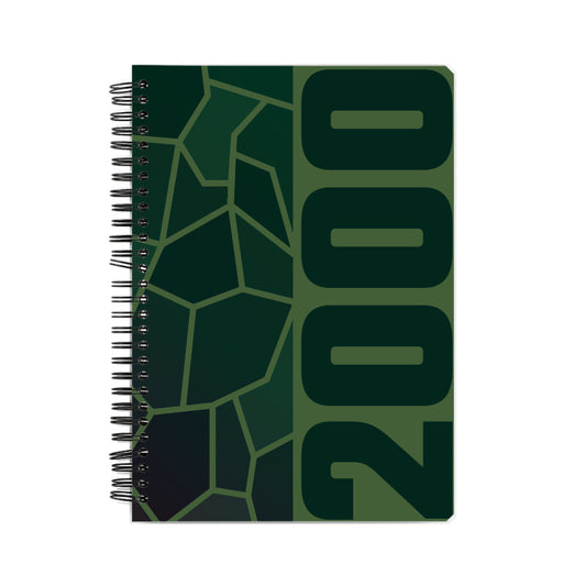 2000 Year Notebook (Olive Green, A5 Size, 100 Pages, Ruled)