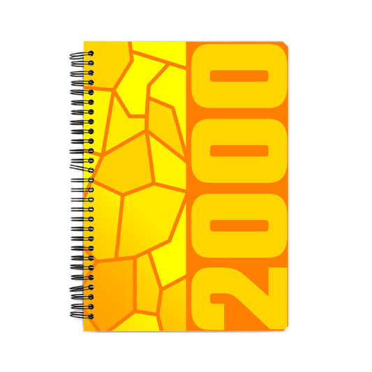 2000 Year Notebook (Orange, A5 Size, 100 Pages, Ruled)