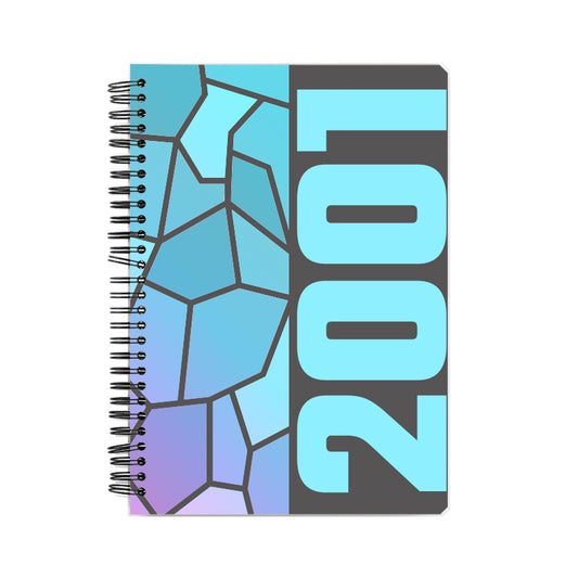 2001 Year Notebook (Charcoal Grey, A5 Size, 100 Pages, Ruled)