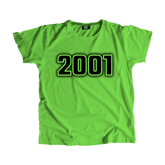 2001 Vintage Heritage Year Men Unisex T-Shirt (Liril Green)