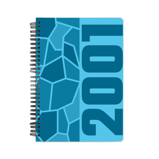 2001 Year Notebook (Sky Blue, A5 Size, 100 Pages, Ruled)