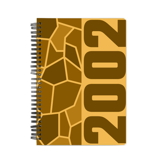2002 Year Notebook (Golden Yellow, A5 Size, 100 Pages, Ruled)