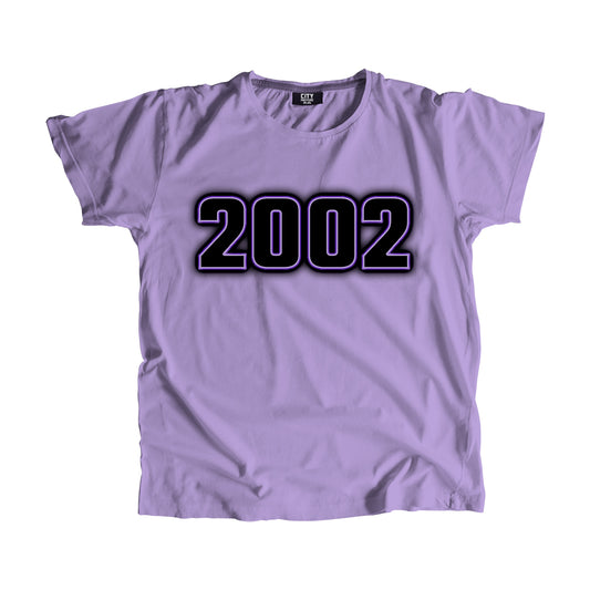 2002 Vintage Heritage Year Men Unisex T-Shirt (Iris Lavender)