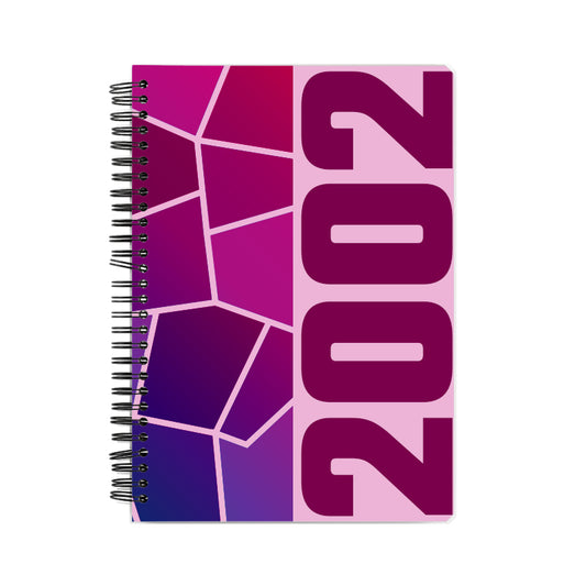 2002 Year Notebook (Light Pink, A5 Size, 100 Pages, Ruled)