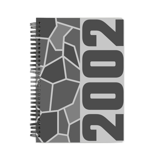 2002 Year Notebook (Melange Grey, A5 Size, 100 Pages, Ruled)