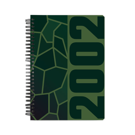 2002 Year Notebook (Olive Green, A5 Size, 100 Pages, Ruled)