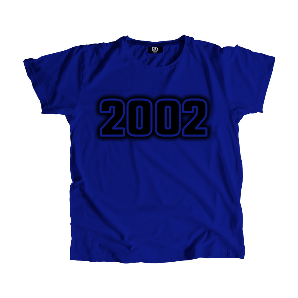 2002 Vintage Heritage Year Men Unisex T-Shirt (Royal Blue)