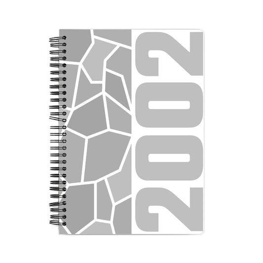 2002 Year Notebook (White, A5 Size, 100 Pages, Ruled)