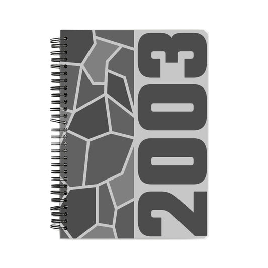 2003 Year Notebook (Melange Grey, A5 Size, 100 Pages, Ruled)