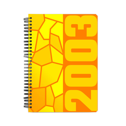 2003 Year Notebook (Orange, A5 Size, 100 Pages, Ruled)