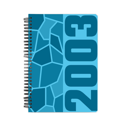 2003 Year Notebook (Sky Blue, A5 Size, 100 Pages, Ruled)