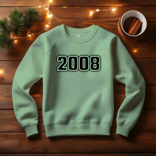 2008 Men Unisex Sweatshirt | Vintage Birth Year Gift Sweatshirt