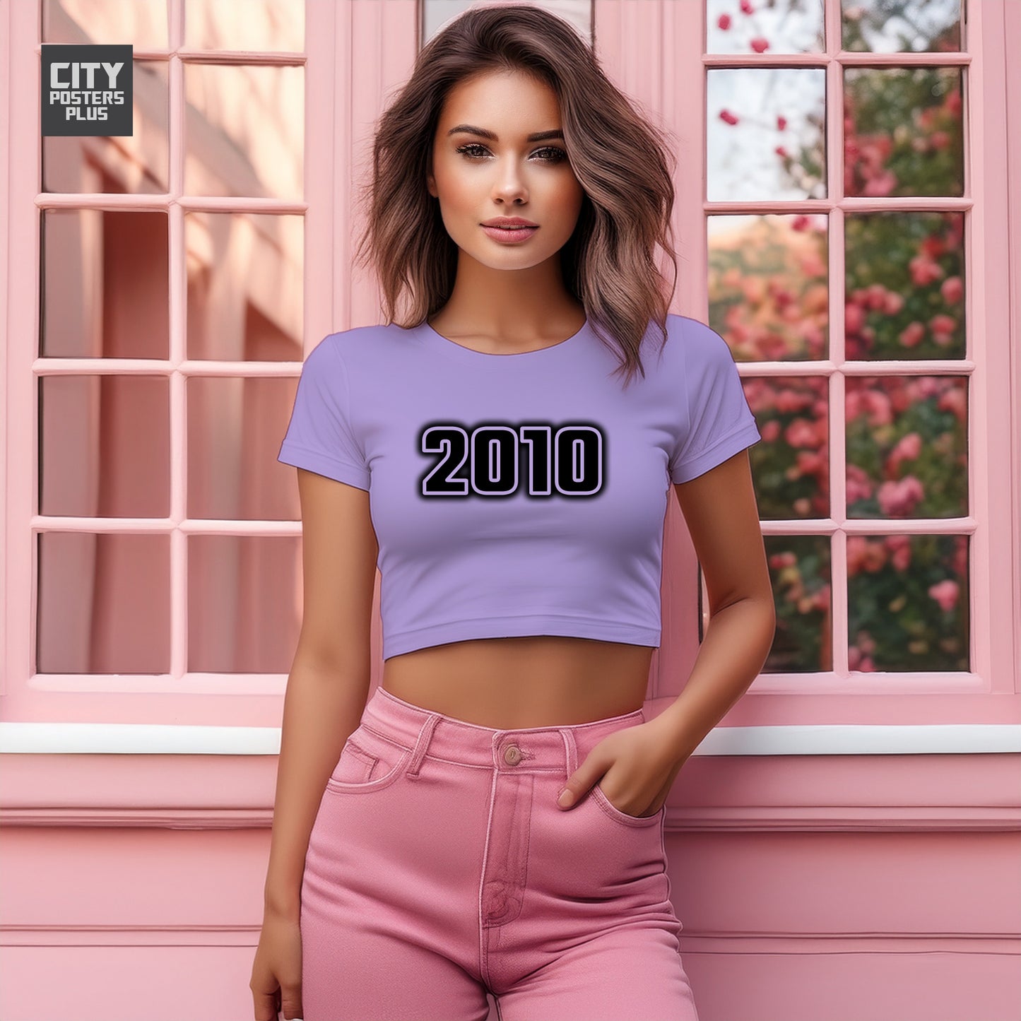 2010 Women Crop Top | Vintage Birth Year Shirt | City Posters Plus