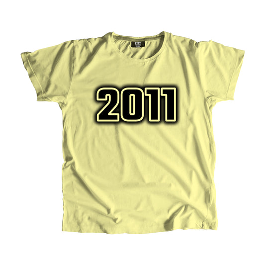 2011 Vintage Heritage Year Men Unisex T-Shirt (Butter Yellow)