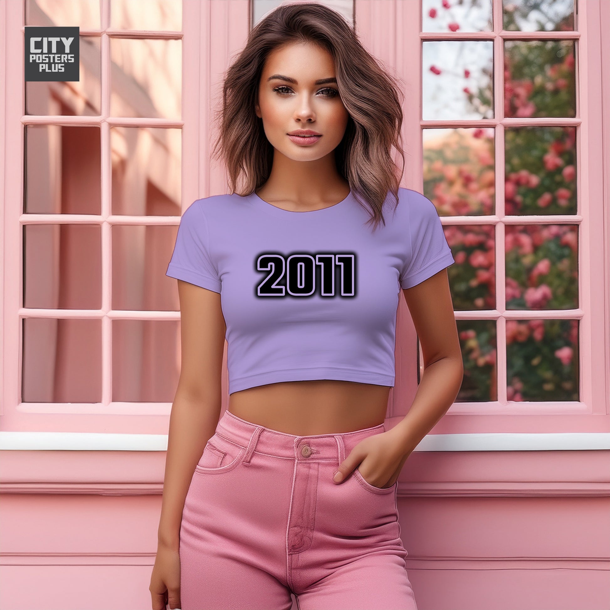2011 Women Crop Top | Vintage Birth Year Shirt | City Posters Plus