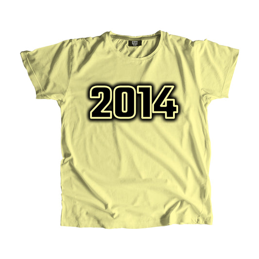 2014 Vintage Heritage Year Men Unisex T-Shirt (Butter Yellow)