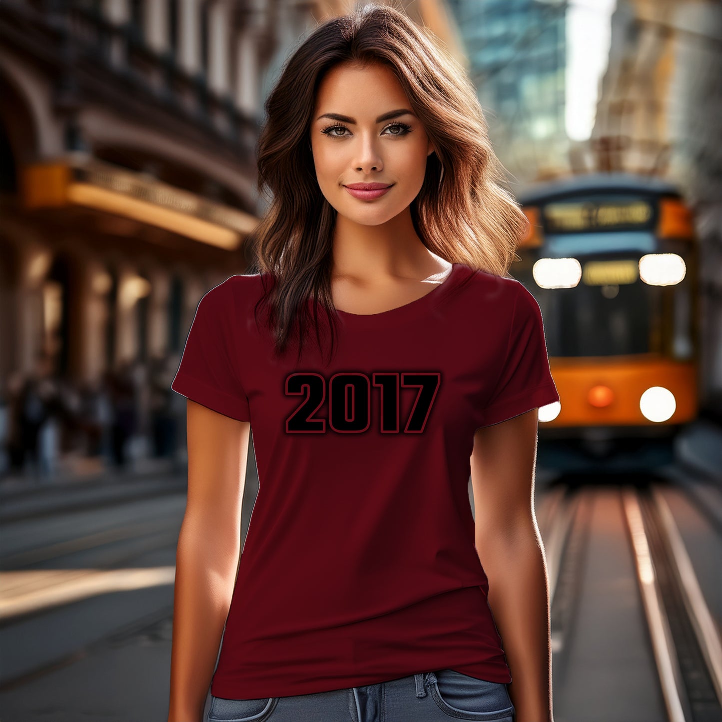 2017 Women T-Shirt | Vintage Birth Year Shirt | City Posters Plus
