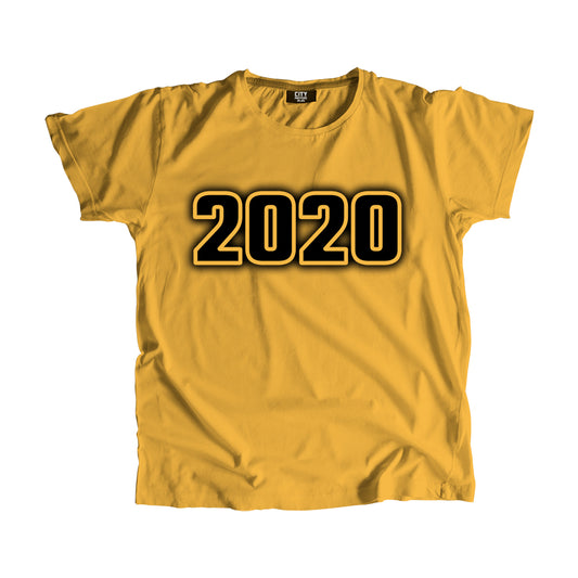 2020 Vintage Heritage Year Men Unisex T-Shirt (Golden Yellow)