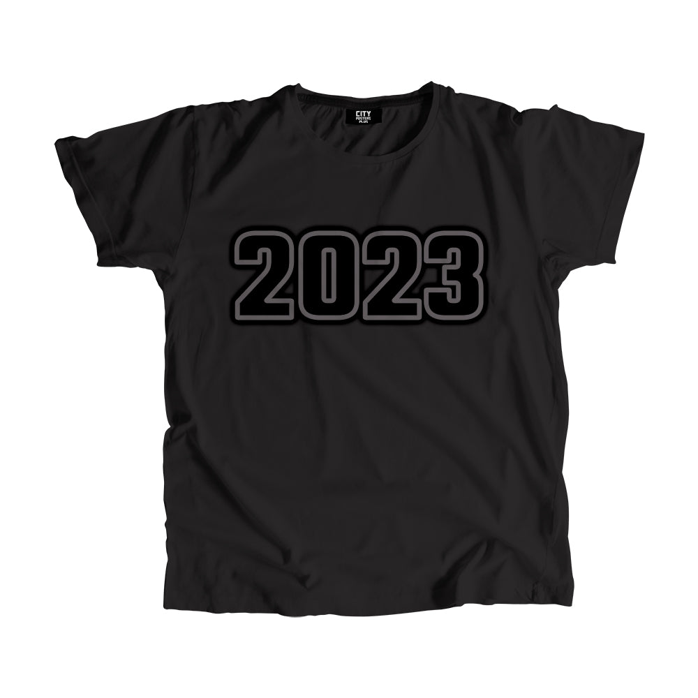2023 Vintage Heritage Year Men Unisex T-Shirt (Black)